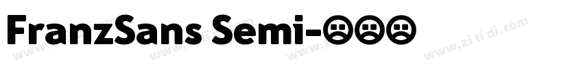FranzSans Semi字体转换